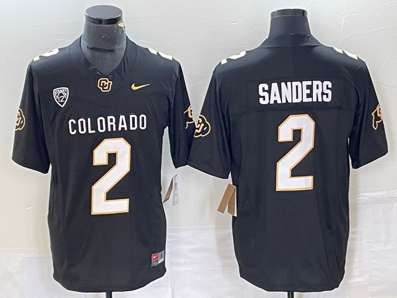 Men NHL Colorado avalanche 2 Sanders black jerseys
